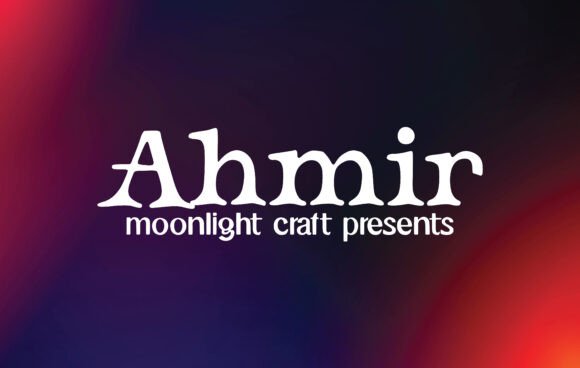 Ahmir: A Beautiful Sans Serif for Creative Projects