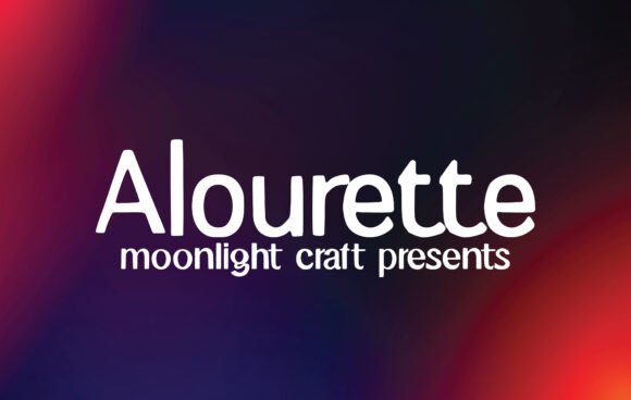 Alourette: A Beautiful Handwritten Font