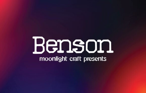Benson: A Beautiful Font for Creative Projects