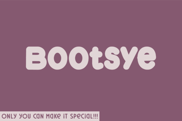 Bootsye: A Unique Handwritten Font for Web Design