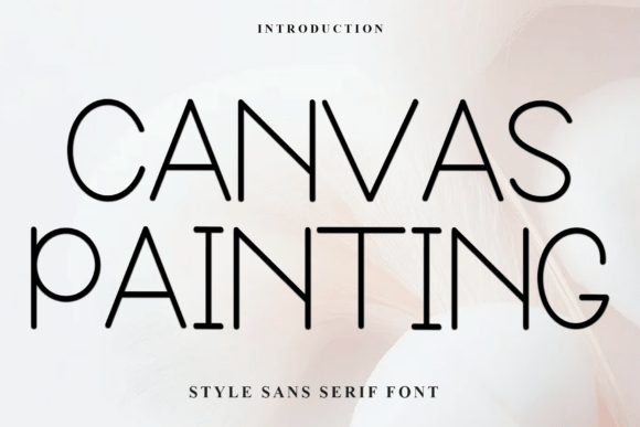 Canvas Painting Font
