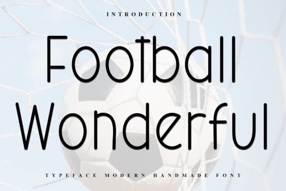 Football Wonderful Font