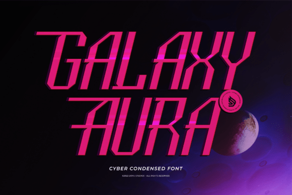 Galaxy Aura Font for Web Design