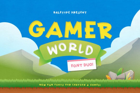 Gamer World Font for Creative Projects