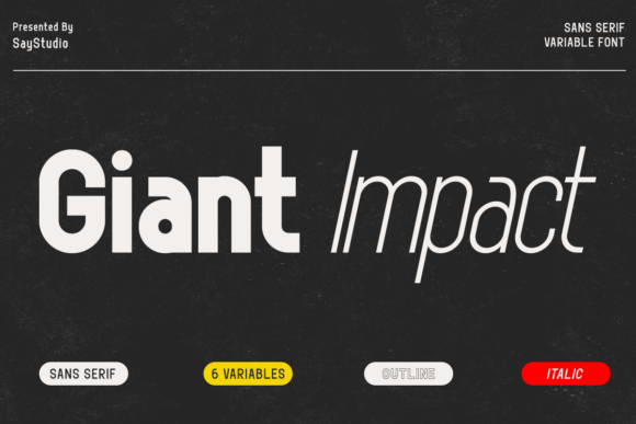 Giant Impact Font: Bold & Versatile