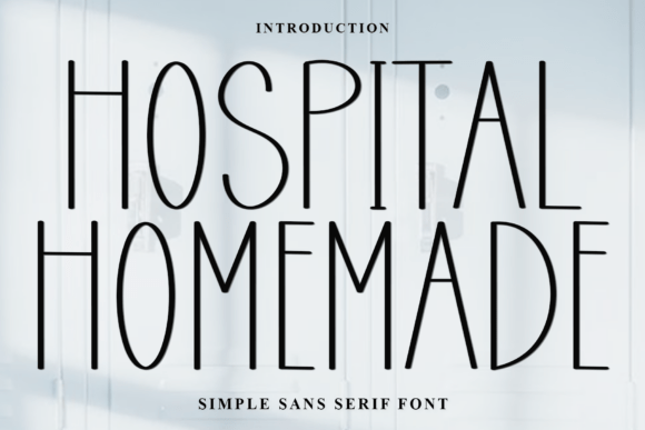 Hospital Homemade Font Review
