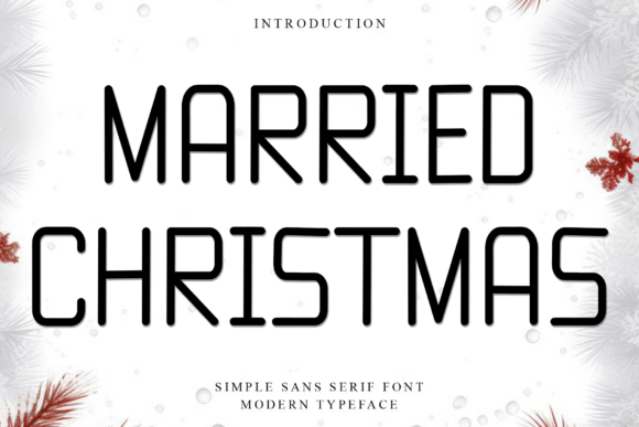 Married Christmas Font Review