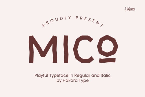 Mico: A Bold, Playful Typeface for Digital Campaigns