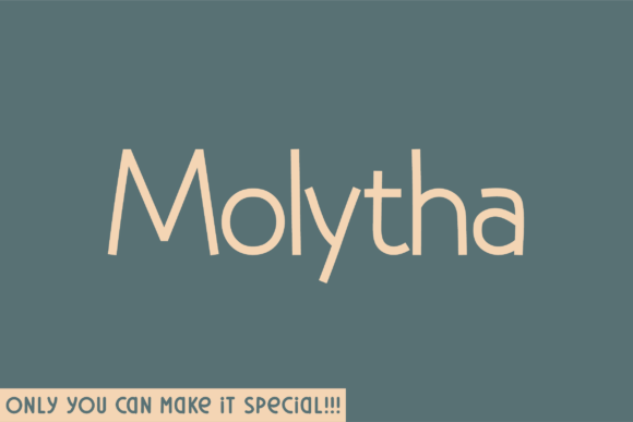 Molytha: A Unique Sans Serif Font