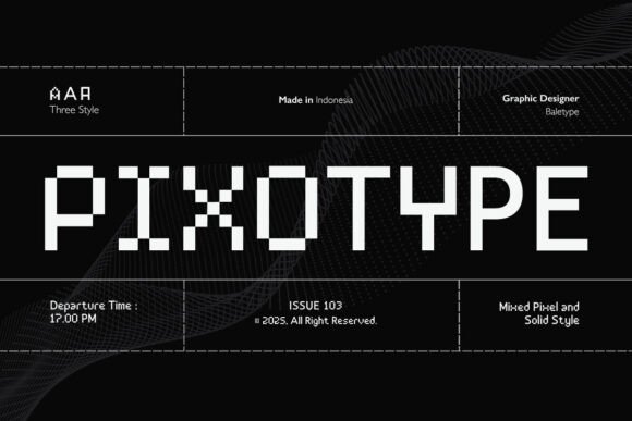 Pixotype: A Bold Sans Serif for Digital Marketing
