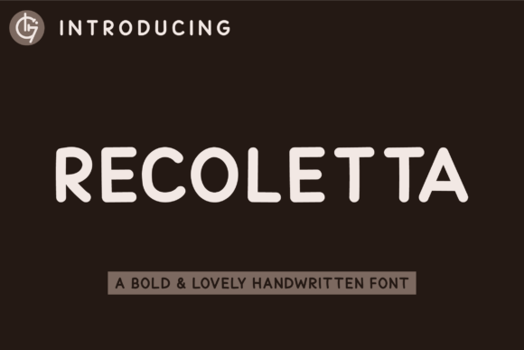 Recoletta: A Quirky All-Caps Font