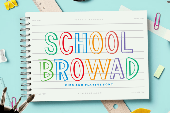 School Browad: A Friendly Font for Business
