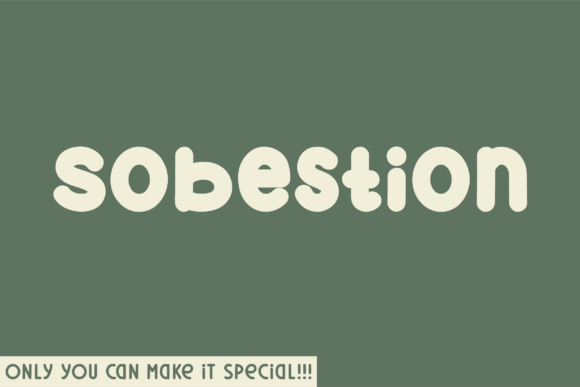 Sobestion: A Handwritten Font for Makers