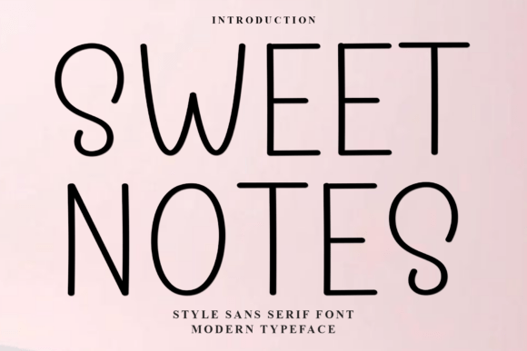 Sweet Notes Font for Creative Makers