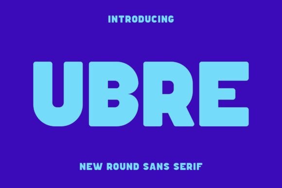 Ubre Font: Modern Typography for Web Design